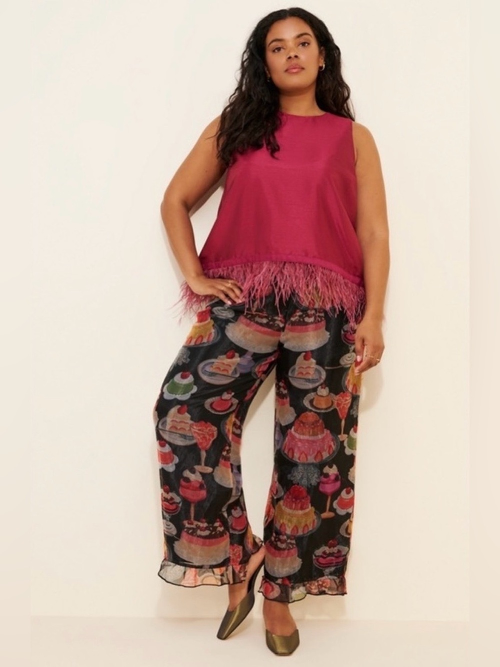 Lisa Says Gah Liora Ruffle Pant Size 2X